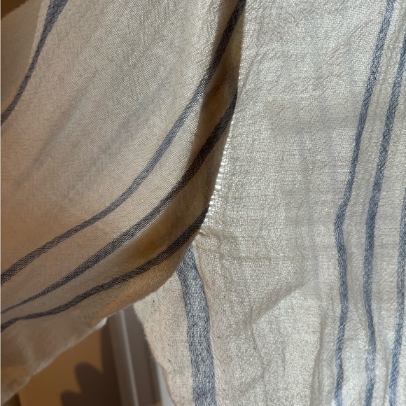 Joie casual beach vibes 100% cotton 3/4 sleeve shirt top Size L - Picture 8 of 9